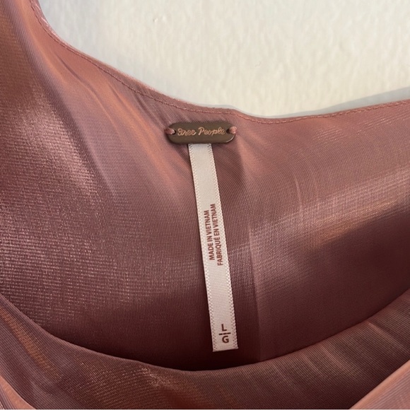 FREE PEOPLE Cold Shoulder Top Large - Picture 3 of 3